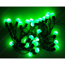 Instalatie Verde Globulete 4M LED sir fir negru - interior