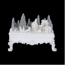 Decoratiune de Craciun cu motiv sat GLASGOW 680-81, LED 6x0.05W Eglo