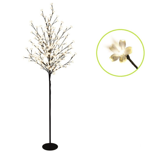  Pom luminos cu LED floare Cires 200cm alb cald 230V CBT 320