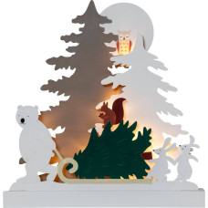 Decoratiune luminoasa din lemn FOREST FRIENDS 271-82 Eglo