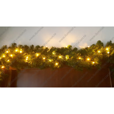 Decoratiune Ghirlanda Luminoasa din Brad artificial si LED-uri 270cm