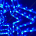 Stea tripla din cablu luminos LED Albastru D70 Global