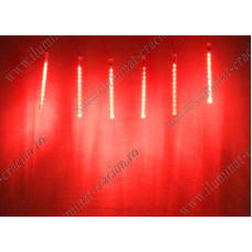 Instalatie turture tub LED Rosu set 6 150x20cm